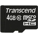 Transcend microSDHC 4GB class 10 TS4GUSDC10