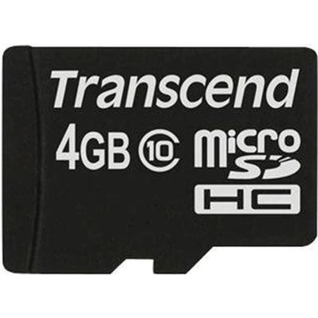 Transcend microSDHC 4GB class 10 TS4GUSDC10