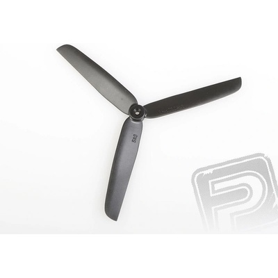 GWS VrtuleEP 6x3 černá 3-listá levotočivá