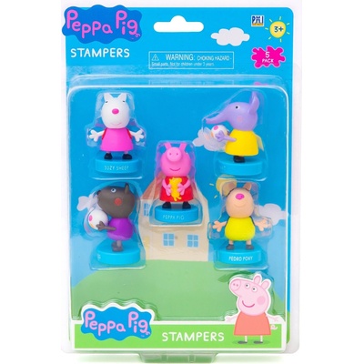 P.M.I. Peppa Pig: 5 figurek s razítkem blister