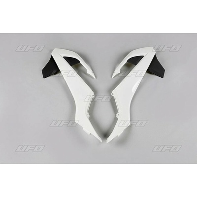 UFO kryty chladiče KTM SX 65 16-22 barva OEM 17 (bílá/černá)