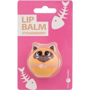 2K Cute Animals Lip Balm balzam na pery Strawberry 6 g