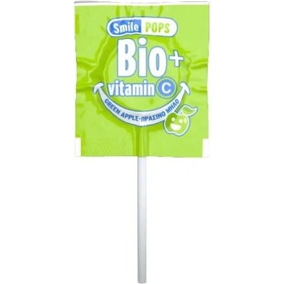 Meke BIO lízátko Úsměv s vitamínem C zelené jablko 5,6 g
