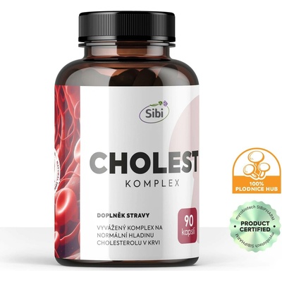 Cholest Komplex Houbové Extrakty 90 kapslí 500 mg