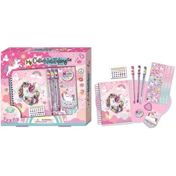 Barevná sada blok s jednorožcem