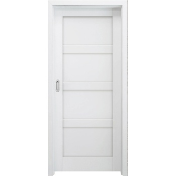 Invado Posuvné dvere do puzdra Bianco FIORI 1 Biela CPL 60 x 197 cm