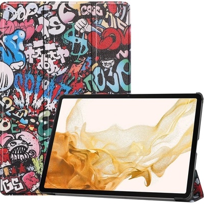 Vsetkonamobil 64738 ART Zaklápacie puzdro pre Samsung Galaxy Tab S9+ / S10+ GRAFFITI