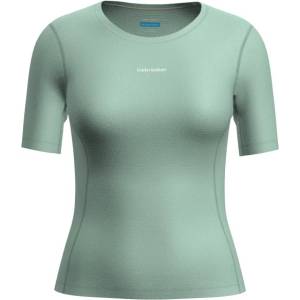 Icebreaker Дамски долна фланелка с къс ръкав Icebreaker Women's Mer 75 Cool-Lite Featherlight SS Crewe T-shirt - Mint (114-3462-0414)