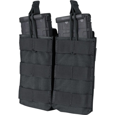 Condor Outdoor Molle dvojitá na zásobníky 2xM4 otvorená čierna