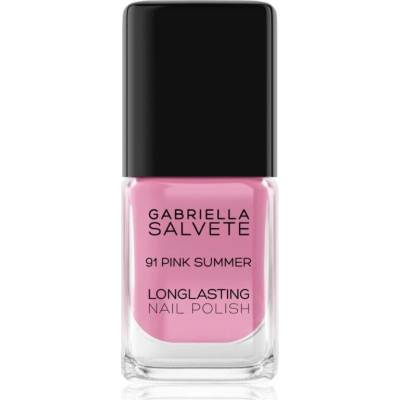 Gabriella Salvete Longlasting Enamel dlouhotrvající lak na nehty s vysokým leskem odstín 91 Pink Summer 11 ml
