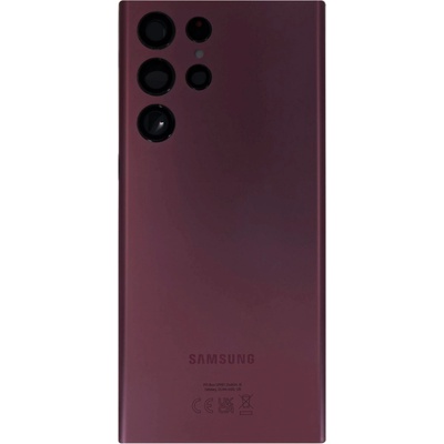 Kryt Samsung Galaxy S22 Ultra zadní burgundy – Zbozi.Blesk.cz