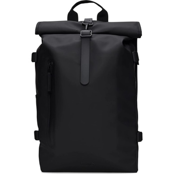 RAINS Дневна раница Rains Rolltop Rucksack Large W3 23 Daypack - Black - размер One Size (502-9575-0111)