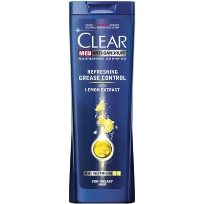 CLEAR Men Refreshing Шампоан против пърхот за мазна коса
