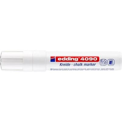 edding Мелков маркер, 4-15 мм, изрязан, edding "4090", бял 4-4090049 (4-4090049)