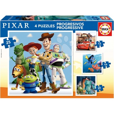 Educa Disney Pixar Progressive 12-16-20-25 dielov