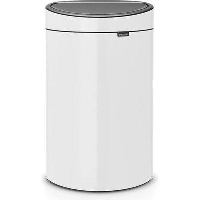 Brabantia Кош за смет Brabantia Touch Bin New 40L, White
