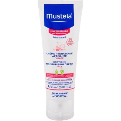 Mustela Bébé Soothing Moisturizing Face Cream успокояващ и хидратиращ крем за лице 40 ml