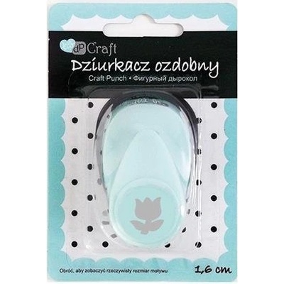 dpCraft Dekorační děrovačka 1,6cm – tulipán (JCDZ-105-037)