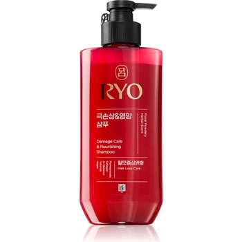Ryo Damage Care & Nourishing Shampoo интензивен регенериращ шампоан за увредена коса 480ml