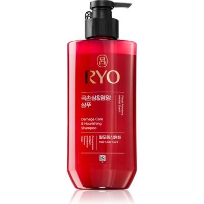 Ryo Damage Care & Nourishing Shampoo интензивен регенериращ шампоан за увредена коса 480ml