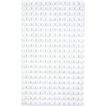 Dalprint Self-adhesive beads Off white 6mm 260pcs