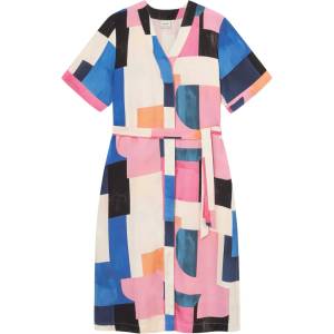 DEDICATED Дамска рокля DEDICATED Women's Dress Kallvik Dress - Abstract Block Multi Color (134-1560-0314)