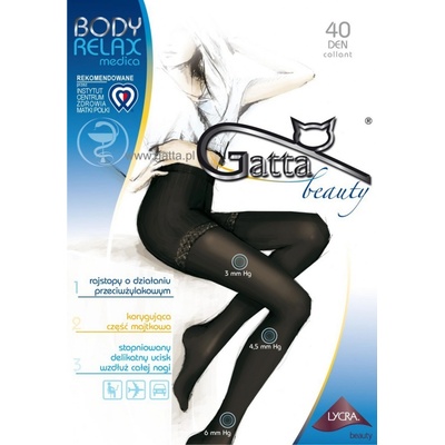 Gatta Body Relax Medica 40 DEN černá