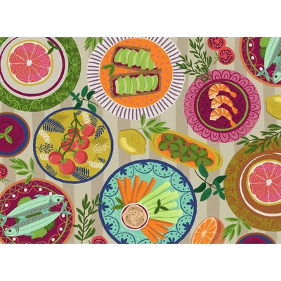 Ravensburger - Puzzle Mediterranean cuisine - 500 piese