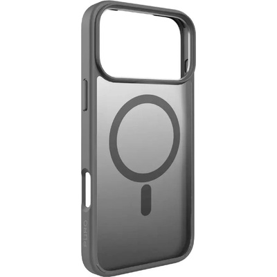 PURO Съвместим калъф Puro Gradient TPU MagSafe за iPhone 17 Pro Max - сив (PUIPC17P69GRADDKGR)