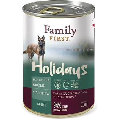 Family First Holiday Adult Lamb Rabbit Carrot 400 g