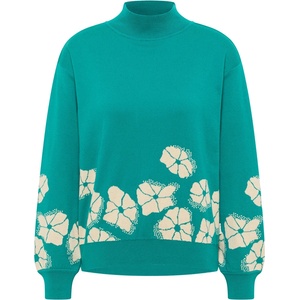 Tranquillo Дамски пуловер Tranquillo Women's Gemütlicher Strickpullover Jumper - Bay Flowers (117-3365-0112)