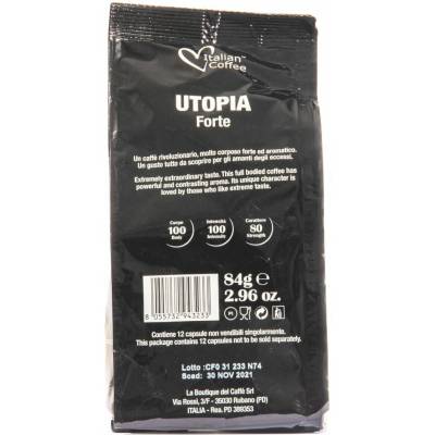 Italian Coffee Utopia Forte 12 ks