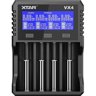 XTAR VX4 Visible Mixer Univerzálna Inteligentná Nabíjačka