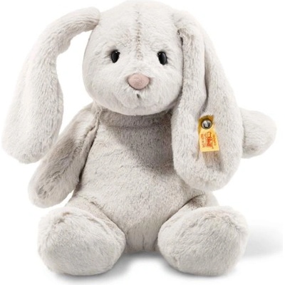 Steiff Friends Hoppie заек, светлосив 28см плюшена играчка (080470)