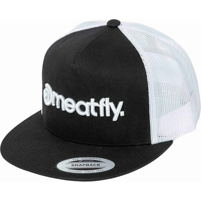 Meatfly шапка Mateo Trucker Snapback Black | Черна | Размер Meatfly | Cheren | МЪЖЕ | ЕДИН РАЗМЕР