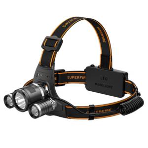 SUPERFIRE HL33 LED челник CREE XML-T6 LED 500lm, 2x18650 батерия