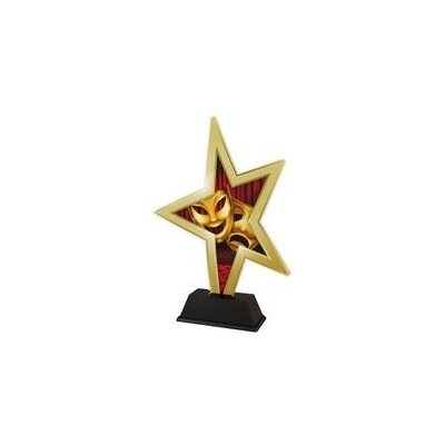 Poháry Bauer Akrylátová trofej STAR002M10 Divadlo