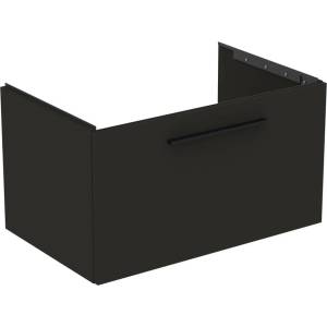 Ideal Standard i. life B стенен долен шкаф, матово карбоново сиво, 1 чекмедже, 80 см (T5271NV)