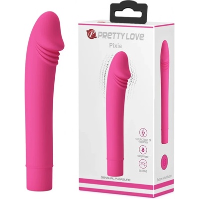 Вибратор с реалистична глава за G-spot стимулация, 15, 4см. - Pixie Pink (DEBRA01297)