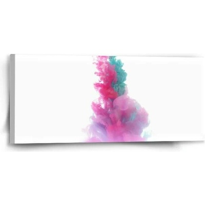 Sablio Obraz Barevný kouř - 110x50 cm