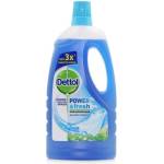Dettol Многофункционален почистващ препарат за големи повърхности Лен и свежест, Dettol Power & Fresh For Large Surfaces Refreshing Crisp Linen & Aqua Sky 1 L