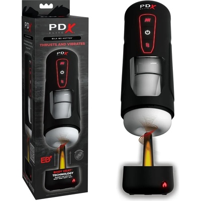 Мастурбатор с нагряване, тласъци и вибрации - Milk Me Hotter (PIPERD55023)