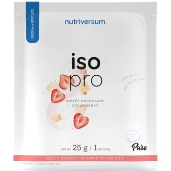 Nutriversum Iso Pro Pure Whey | Isolate with N-Zyme System [25 грама] Бял шоколад с ягода