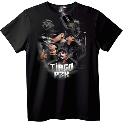 Тениска Tiago P2K Музика - XS, Black