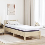 vidaXL Матрак от мемори пяна Средно 80 x 200 cm Бяло и сиво (4106324)