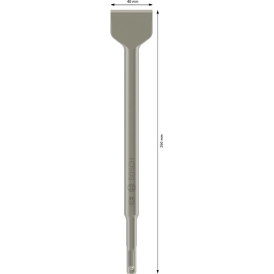 Bosch Plochý sekáč PRO SDS PLUS-4C 40 x 250 mm