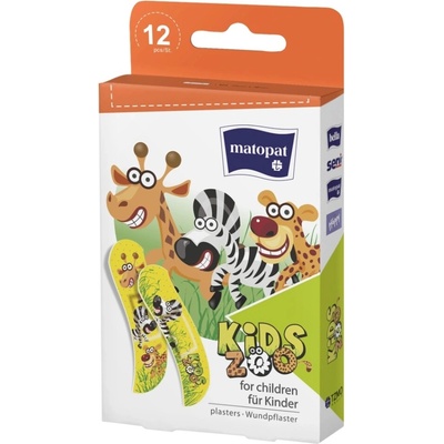 Bella Happy Matopat Kids Zoo náplasti pre deti 12 ks