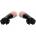 Fist It by Shots Fist It Short Latex Gloves Unisex Ultra-Thin Protective Black S/M
