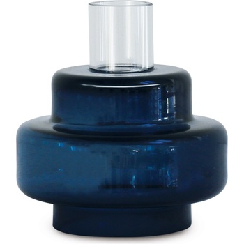 Ro Collection Свещник Ro Collection No. 54 стъклен индигов (RD1111-013)