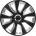 Versaco Тасове за джанти 16'' Versaco Stratos RC Black / Silver